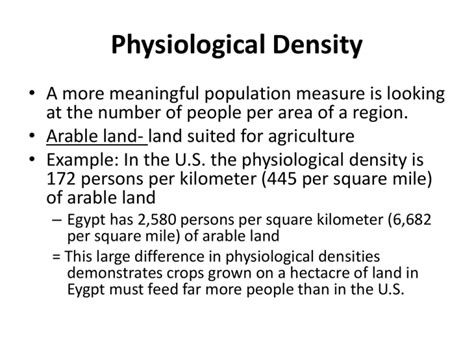 Physiological Density - Point Loma High School