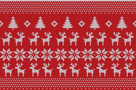 merry Christmas sweater knitting pattern 3586206 Vector Art at Vecteezy