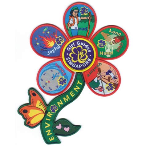 Girlguiding woven badges - Shenzhen Universal Union Badges CO., Ltd