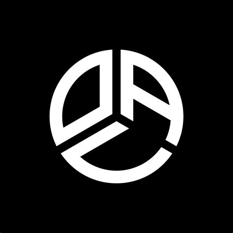 OAV letter logo design on black background. OAV creative initials letter logo concept. OAV ...