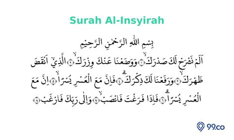 Surah Al Insyirah Dan Artinya