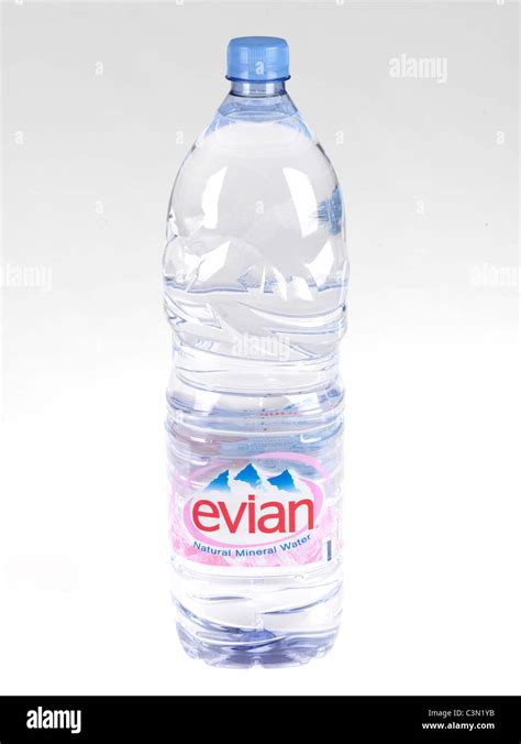 Bottle Evian Water Stock Photo - Alamy