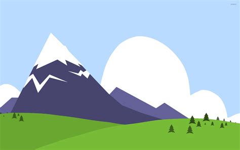 Mountain scenery wallpaper - Vector wallpapers - #26612