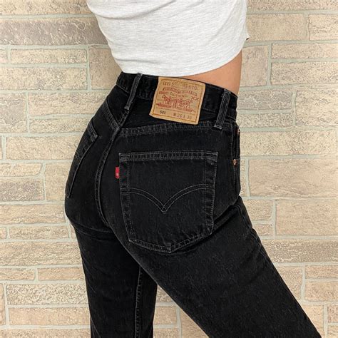 Levi's 501 Black Jeans / Size 24