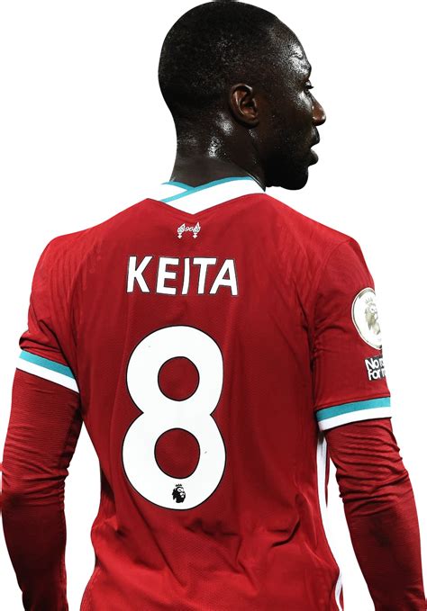 Naby Keita Liverpool football render - FootyRenders