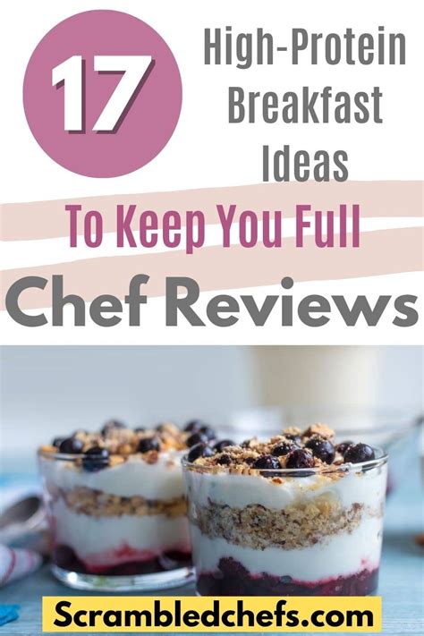 17 High-Protein Breakfast Ideas To Keep You Full - Scrambled Chefs