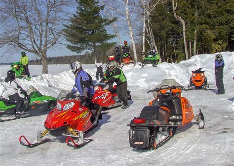 Snowmobiling