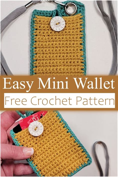 13 Free Crochet Wallet Patterns - DIY Crafts