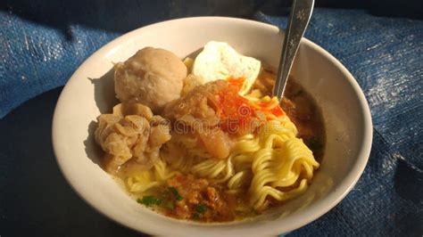 Indonesian Culinary Meatball Soup or Bakso Sapi Stock Footage - Video ...