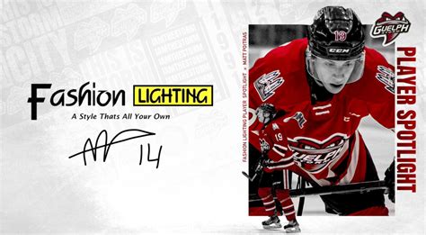 Fashion Lighting Player Spotlight – Matt Poitras – Guelph Storm