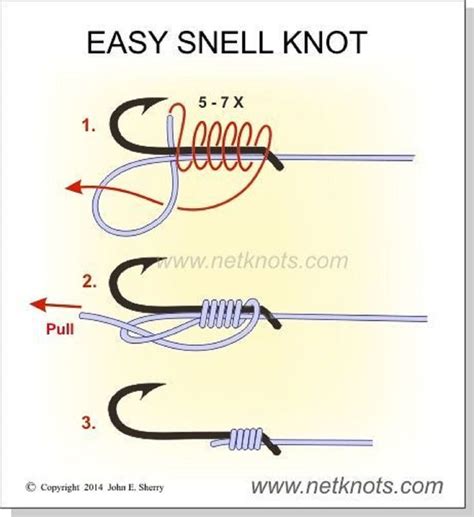 Easy Snell Knot | Snell knot, Diy fishing lures, Fishing knots