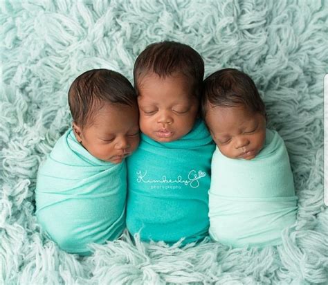 Cute Black Babies (@Lilblackbabies) | Twitter | Triplet babies, Newborn triplets, Black baby girls