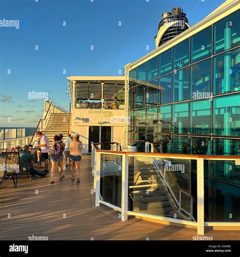 January, 2023, on the deck of the Celebrity Silhouette, at the ...