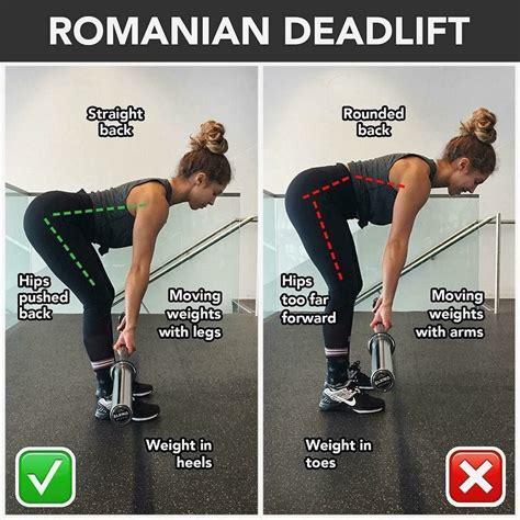 Romanian deadlift #DoingDeadliftExercises | Leg workout, Workout ...