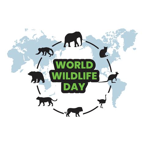 Poster design for world wildlife day Free Vector 20273303 Vector Art at Vecteezy