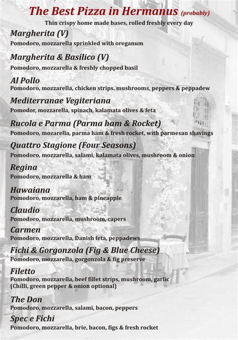 Fabio Ristorante menu - page 4