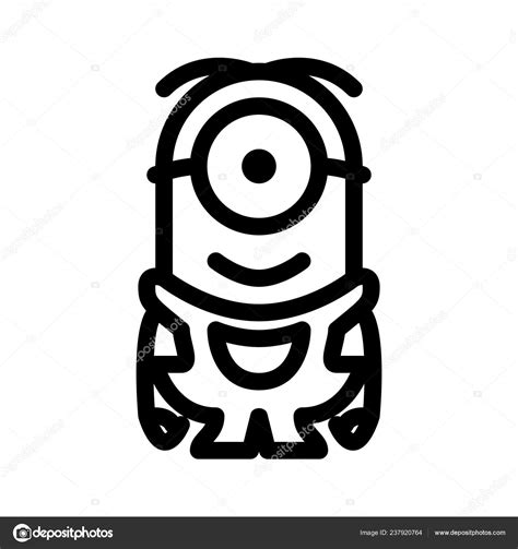 One Eyed Minion Drawing