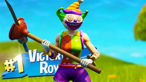 The New CLOWN Skin Gameplay in Fortnite.. - YouTube