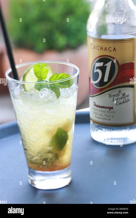 glass of caipirinha Stock Photo - Alamy