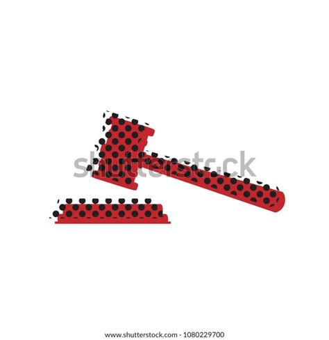 Justice Hammer Sign Vector Brown Icon Stock Vector (Royalty Free) 1080229700 | Shutterstock