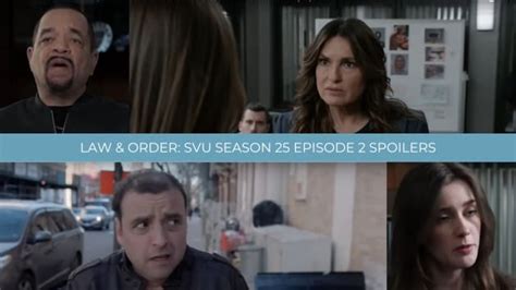 Season 25 Episode 3 Spoilers - Law & Order: SVU - TV Fanatic