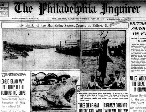 Shark Attacks Of 1916: Four Gruesome Deaths That Began Shark Mania