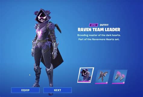 Raven Cuddle Team Leader Cross-Skin In Fortnite Battle Royale - The Nature Hero