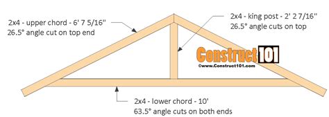 Shed Plans 10x12 Gable Shed - Step-By-Step - Construct101