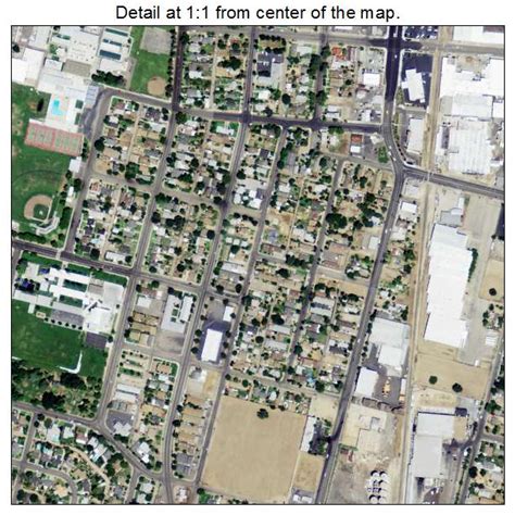 Aerial Photography Map of Sanger, CA California