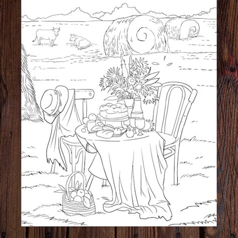 Diner Coloring Pages - Etsy