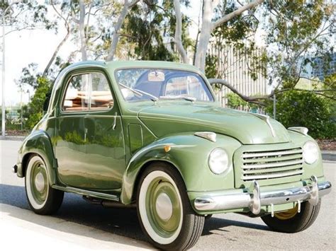 1954 Fiat Topolino Convertible 94071 Miles Green 4 CYL Manual for sale - Fiat Topolino ...