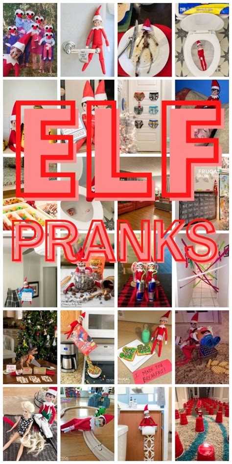 Replicate these 25 Easy Elf on the Shelf Prank Ideas