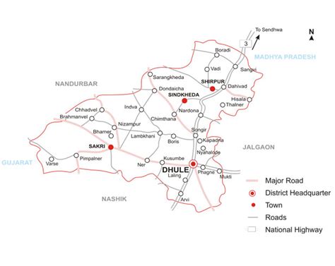 Maharashtra's Villages: Talukas in Dhule District | Dhule District Map ...