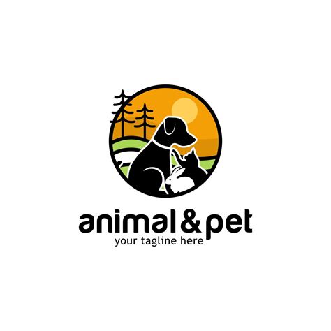 Cat and Dog Logo Design Template 8210021 Vector Art at Vecteezy