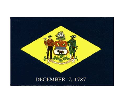 Delaware State Flag Decal