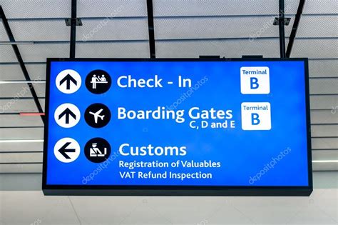 Boarding Gate Sign