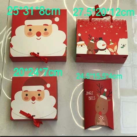 Gift Box With Ribbon For Christmas Presents – Christmas Gift Wrap Box ...