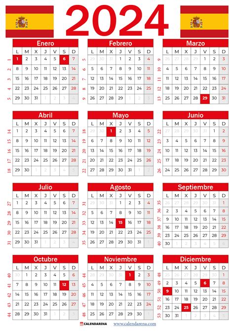 Calendario 2023 Espana Con Dias Festivos Para Imprimir | PAITO WARNA