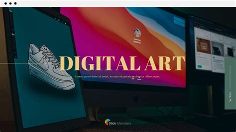 Digital Art PowerPoint Design Download|IT/Commerce|Templates