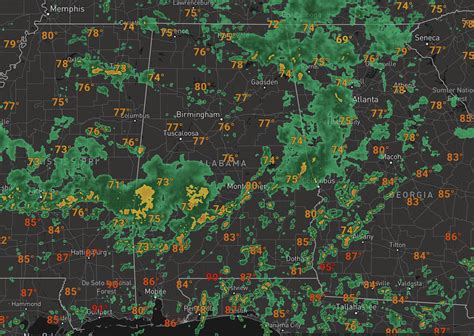 Midday Nowcast: Wet is the Word : The Alabama Weather Blog