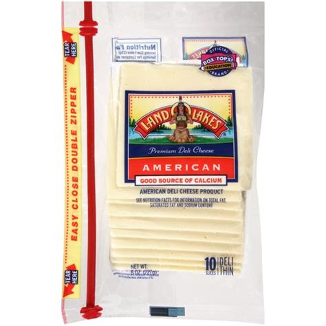 Land O'Lakes Cheese - American White Single Pack Slices