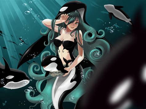 Orca Girl 02 by tonsketch on DeviantArt