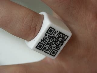 QR Code Ring detail | Detail of the first version of the QR … | Flickr