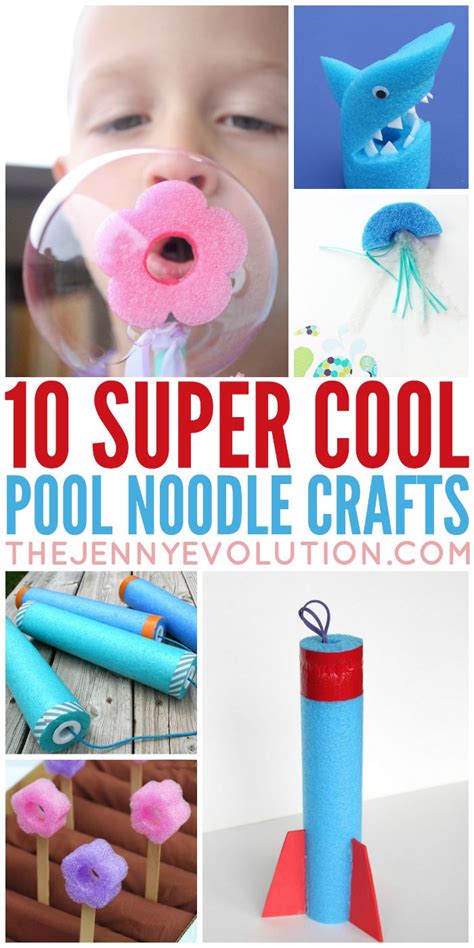 10 Inventive Pool Noodle Crafts for Kids | Mommy Evolution