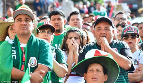 Mexico fans left heartbroken following World Cup defeat | Daily Mail Online