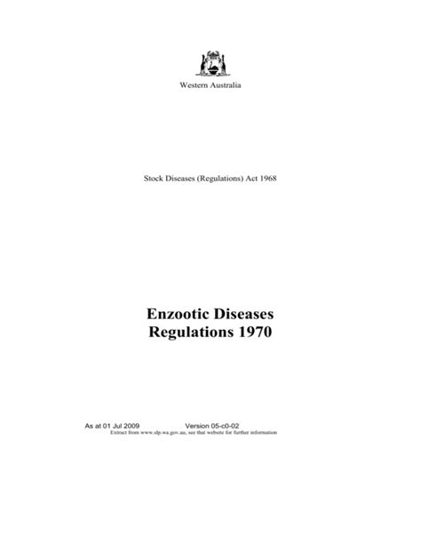 Enzootic Diseases Regulations 1970 - 05-c0-02