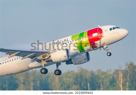 Takeoff Jet Airbus A320 Airline Tap Stock Photo 2231849665 | Shutterstock