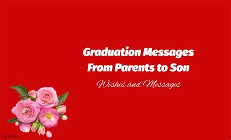 Graduation Messages From Parents to Son – OnWishes.com