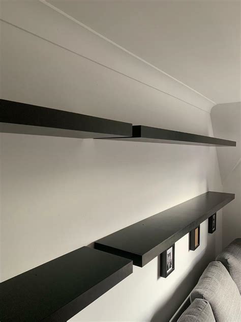 2 Black Ikea Lack Floating Shelves | in Bramley-Guildford, Surrey | Gumtree