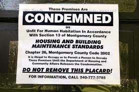 condemned sign - Google Search | Building maintenance, Chapter 26, County house